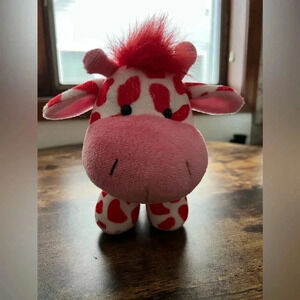 Russ | White Cow Plush With Heart.